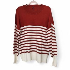 Striped Red and White Sweater